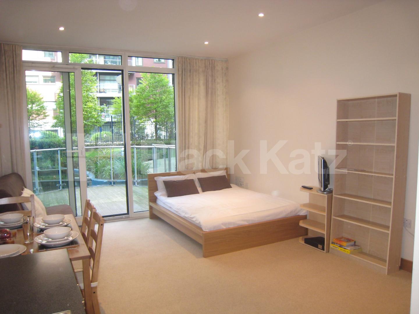			Studio Apartment, 1 bath, 1 reception Studio			 Chelsea Bridge Wharf Queenstown Road, Battersea london